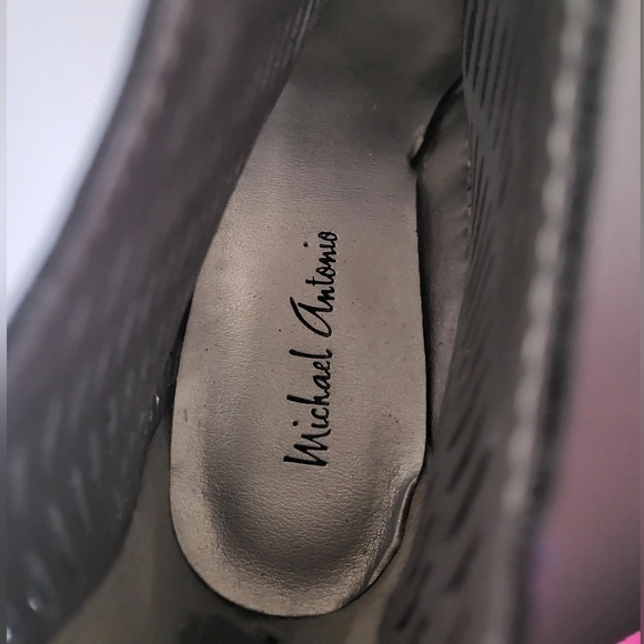 New Michael Antonio Hollow Out Bootie 5.5M Blue - Picture 6 of 6